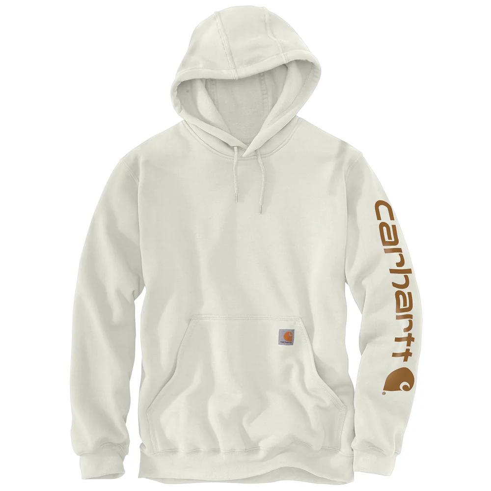 Loose Fit Midweight Logo Sleeve Graphic Sweatshirt - W03-Malt | Carhartt K288 - Image 3