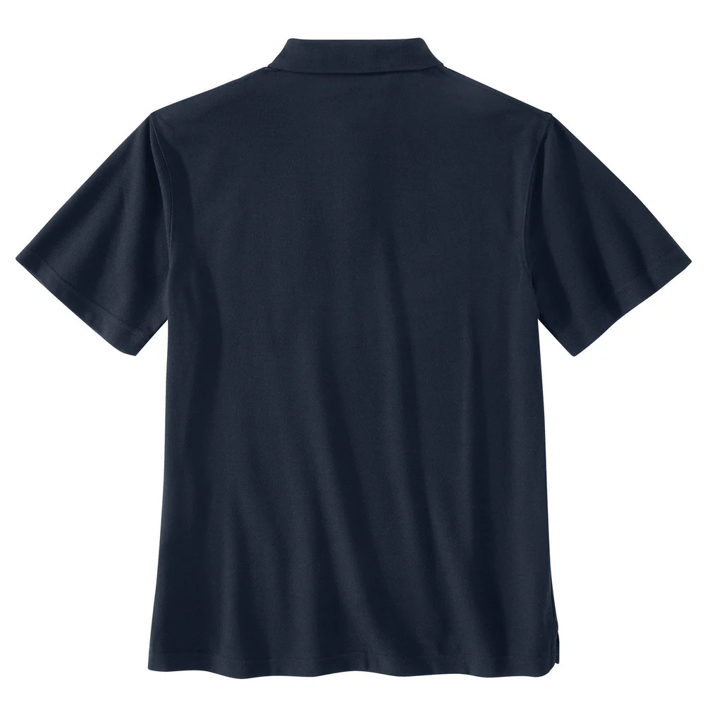Loose Fit Midweight Short-Sleeve Pocket Polo - NVY-Navy | Carhartt 106685