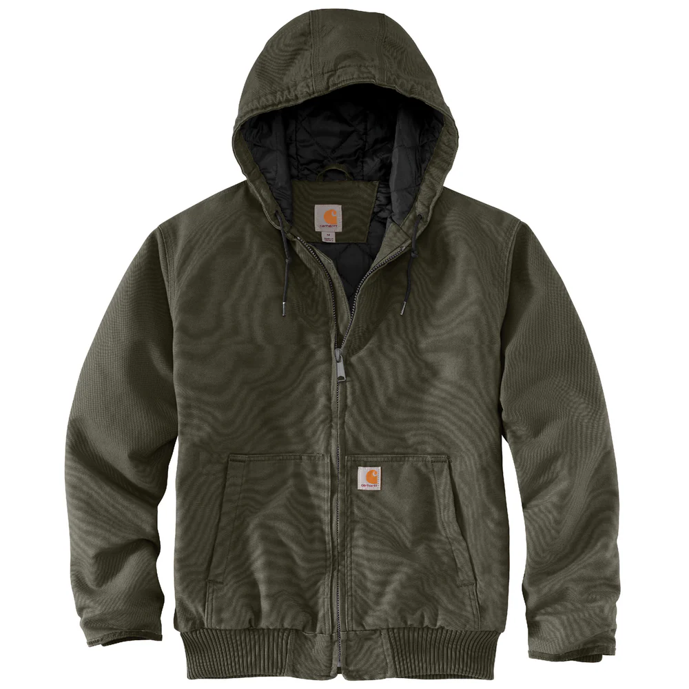 Loose Fit Washed Duck Insulated Active Jacket - MOS-Moss | Carhartt 104050 - Image 2