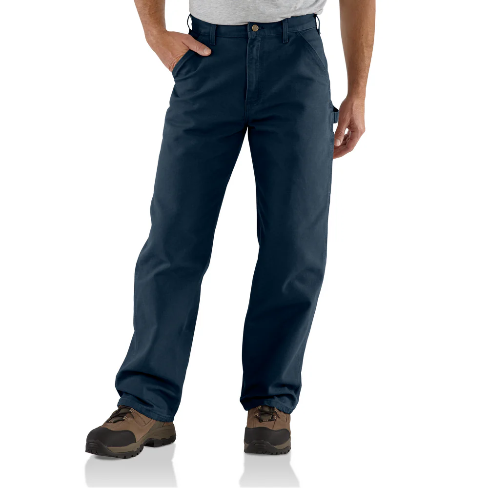 Loose Fit Washed Duck Utility Work Pant - MDT-Midnight | Carhartt B11 - Image 3