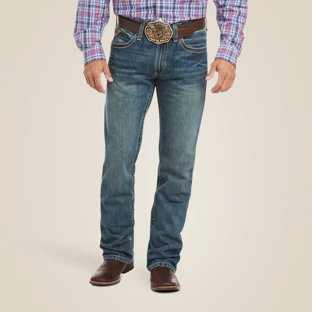 M4 Low Rise  Boundary Boot Cut Jean - 400-Gulch | Ariat 10012136 - Image 5
