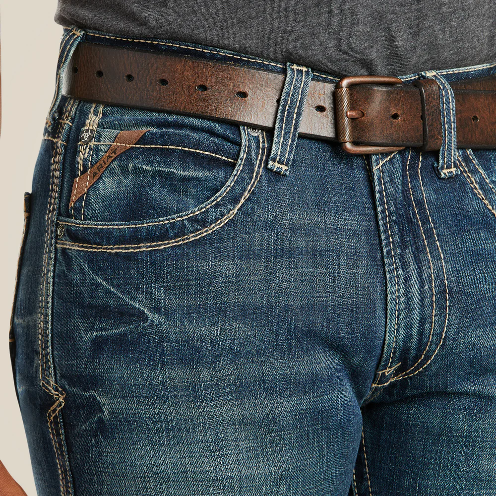 M5 Slim Boundary Stackable Straight Leg Jean - 400-Gulch | Ariat 10014010 - Image 2