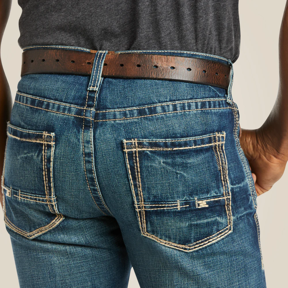 M5 Slim Boundary Stackable Straight Leg Jean - 400-Gulch | Ariat 10014010 - Image 4