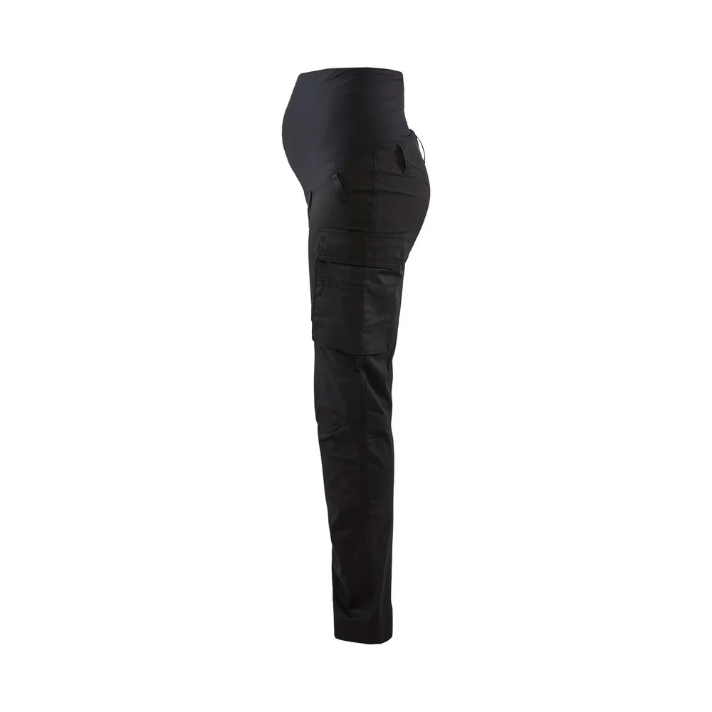 MATERNITY SERVICE TROUSERS - 9900-Black | Blaklader 71011830 - Image 2