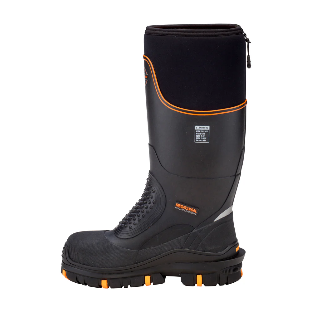 MEGATAR METATARSAL BOOT - BK-Black &amp; Orange | Dryshod MEGMHBK - Image 2