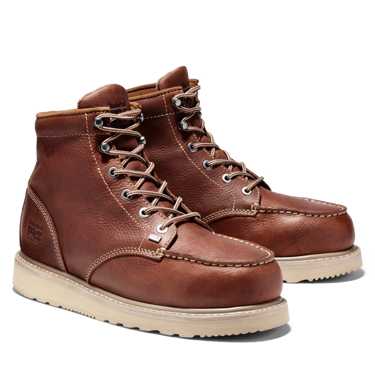 Mens 6IN BARSTOW WEDGE AL 214-Brown | Timberland PRO TB188559 - Image 9
