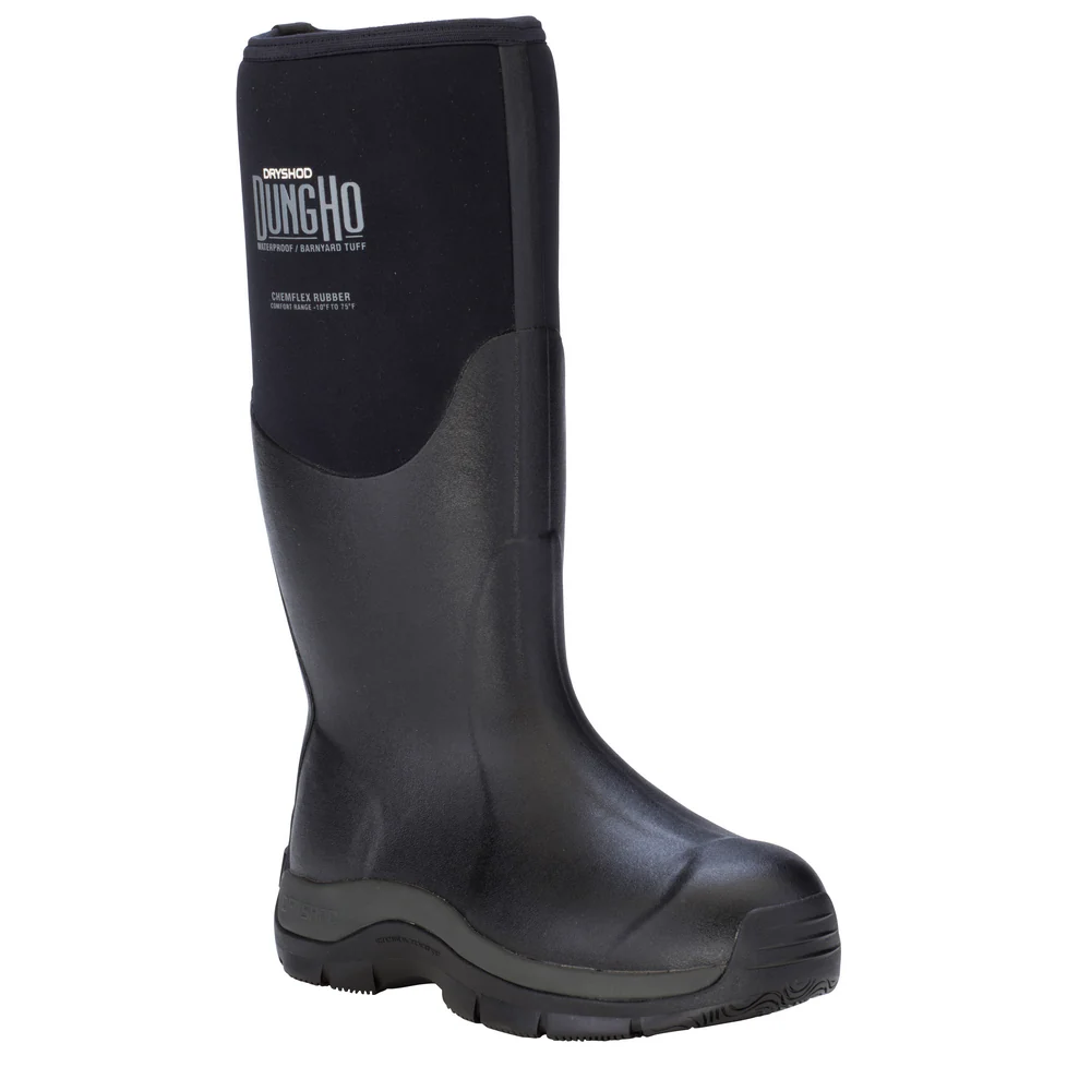 MEN'S DUNGHO HI BOOT - BK-Black &amp; Grey | Dryshod DNGMHBK - Image 3