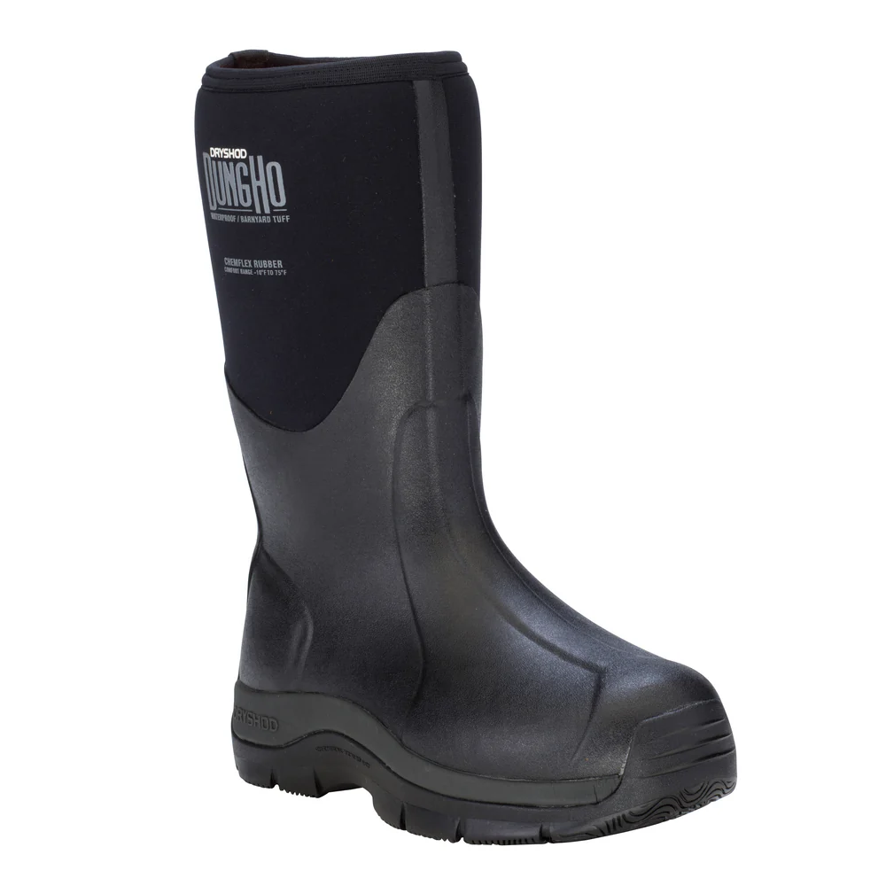 MEN'S DUNGHO MID BOOT - BK-Black &amp; Grey | Dryshod DNGMMBK - Image 3