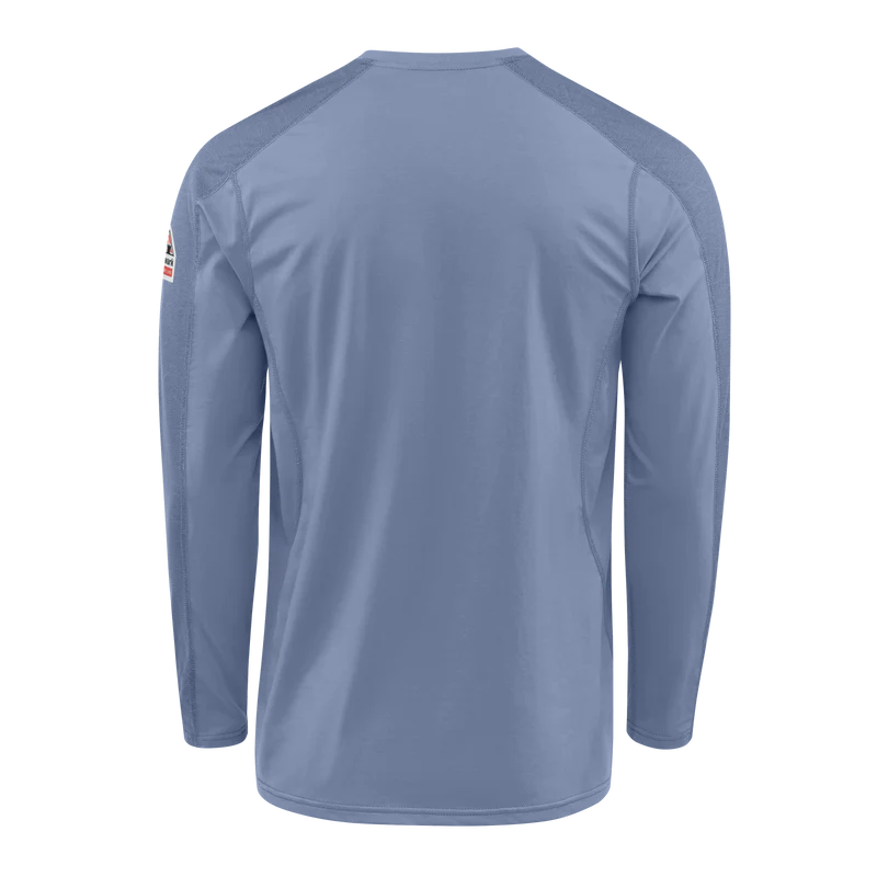 Men's Flex Knit Henley - LB-Light Blue | Bulwark STL2 - Image 7