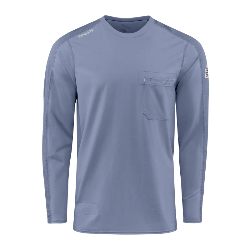 Men's Flex Knit Tee - LB-Light Blue | Bulwark STT2