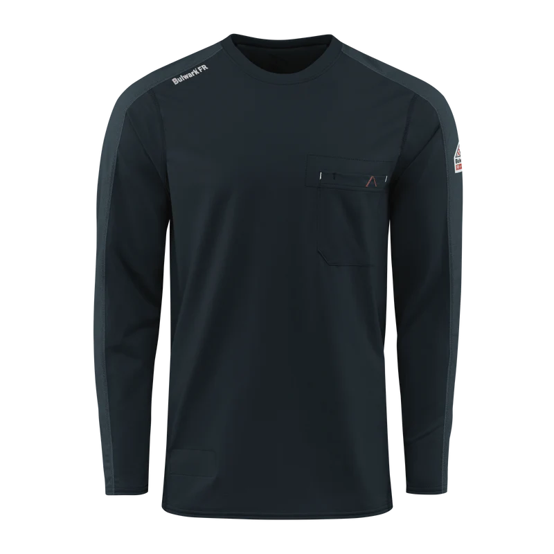 Men's Flex Knit Tee - NV-Navy | Bulwark STT2