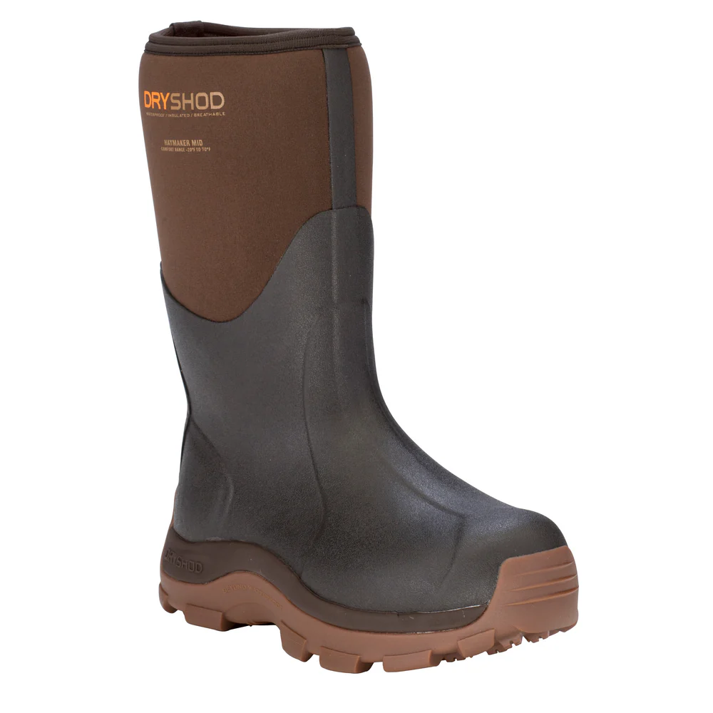 MEN'S HAYMAKER MID BOOT - BR-Brown | Dryshod HAYMMBR - Image 3
