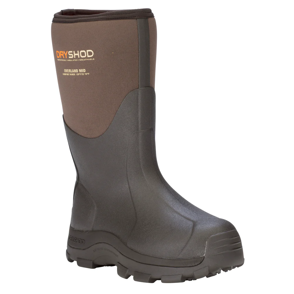 MEN'S OVERLAND MID BOOT - KH-Khaki &amp; Timber | Dryshod OVRMMKH - Image 3