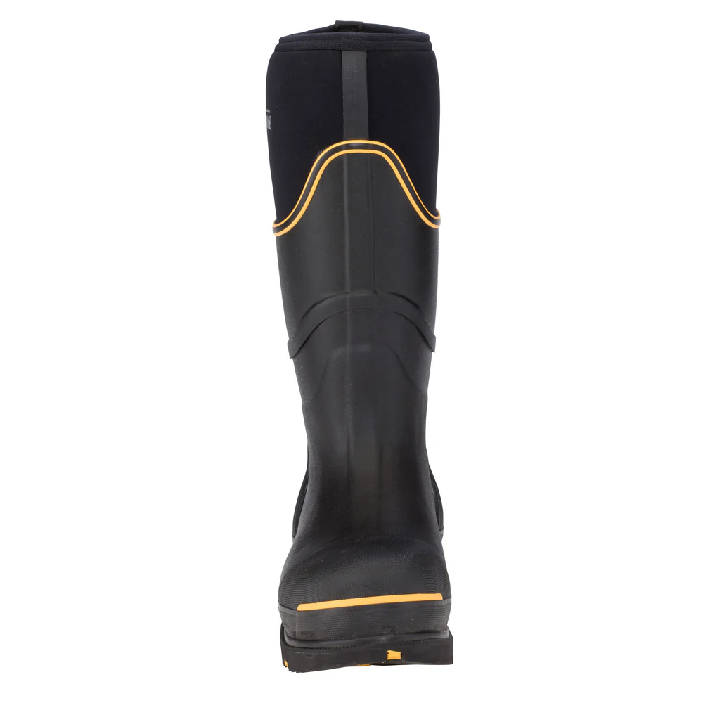 MEN'S STEEL TOE MAX BOOT - BK-Black & Yellow | Dryshod STMUHBK - Image 5