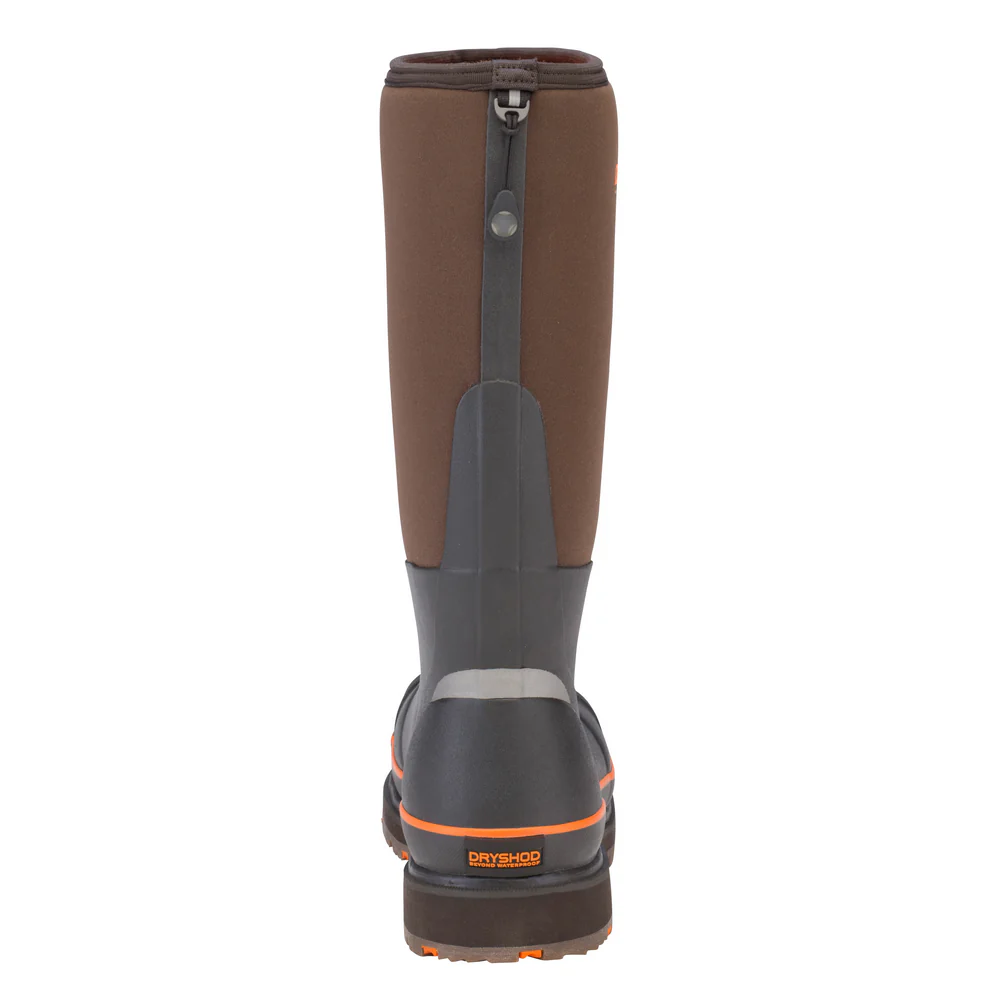 MEN'S STEEL TOE MID TEMP BOOT - BR-Brown & Orange | Dryshod STTUHBR - Image 5