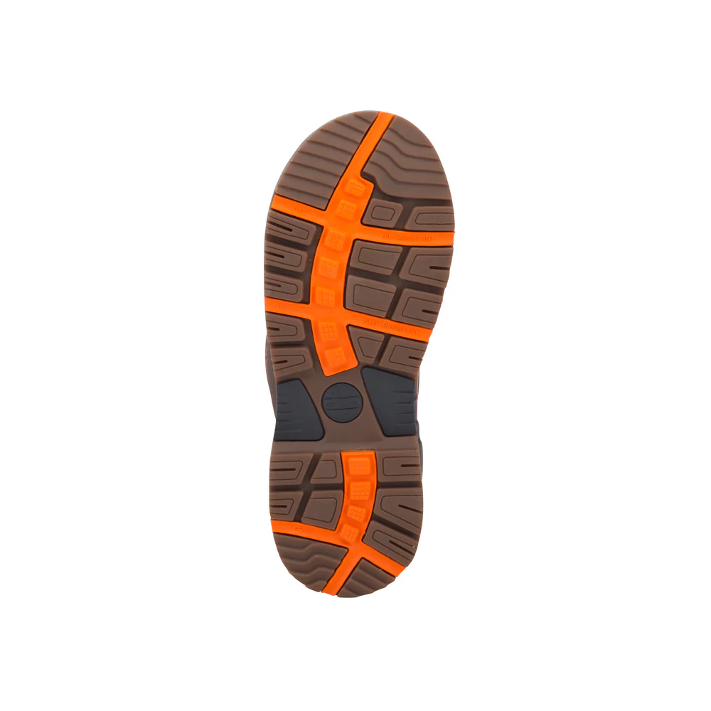 MEN'S STEEL TOE MID TEMP BOOT - BR-Brown & Orange | Dryshod STTUHBR - Image 6