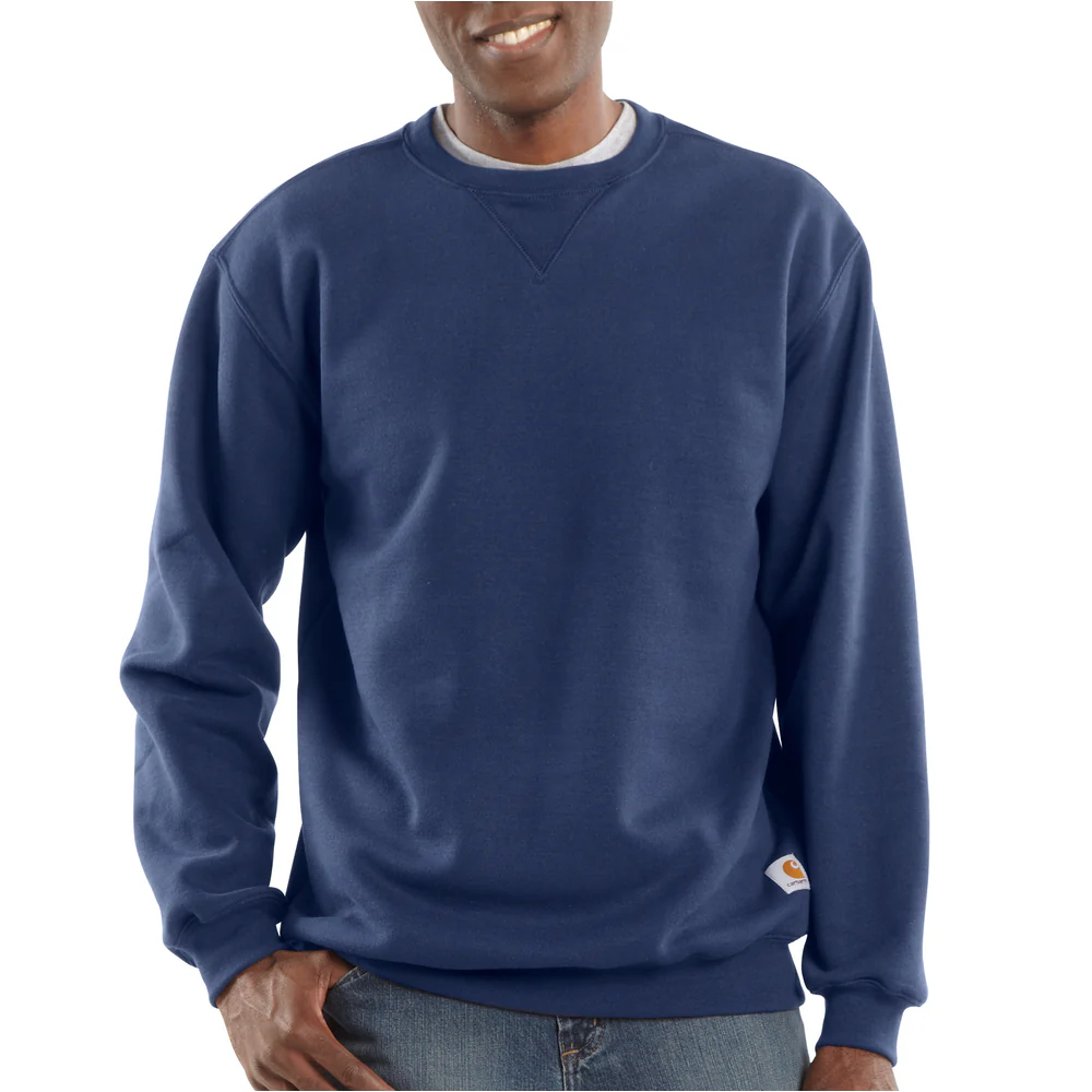 MIDWEIGHT CREWNECK SWEATSHIRT - 472-New Navy | Carhartt K124