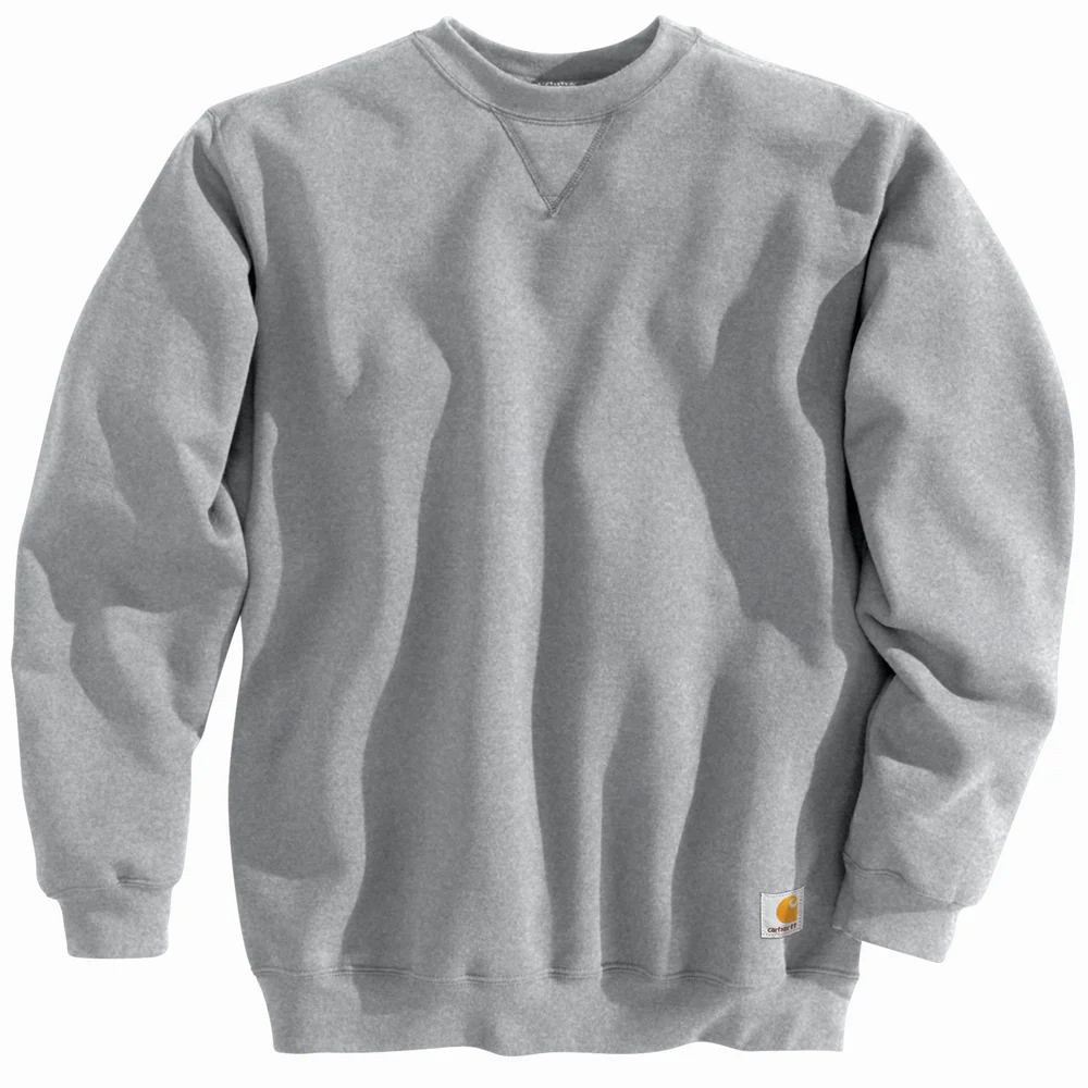 MIDWEIGHT CREWNECK SWEATSHIRT - HGY-Heather Gray | Carhartt K124 - Image 2