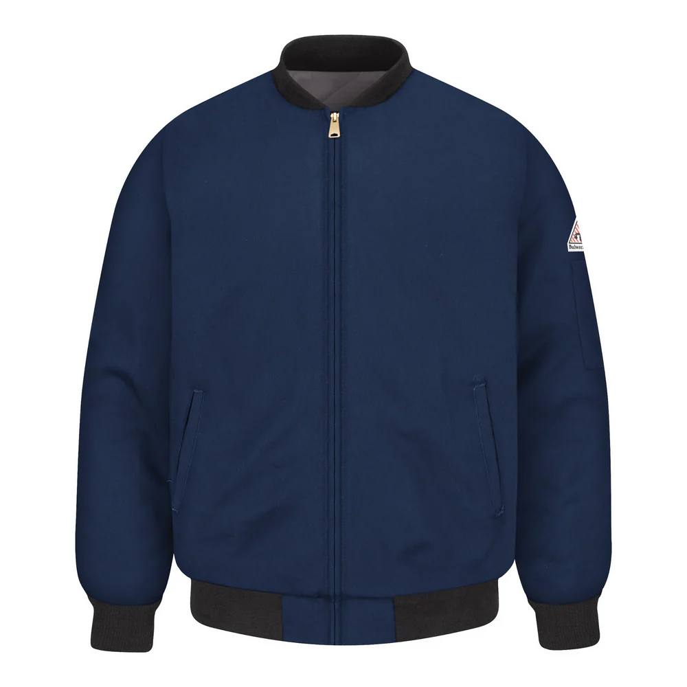 MIDWEIGHT EXCEL FR TEAM JACKET - NV-Navy | Bulwark JET2