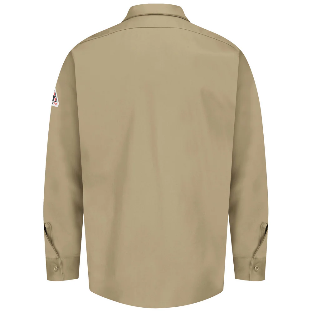 MIDWEIGHT EXCEL FR WORK SHIRT - KH-Khaki | Bulwark SEW2 - Image 2
