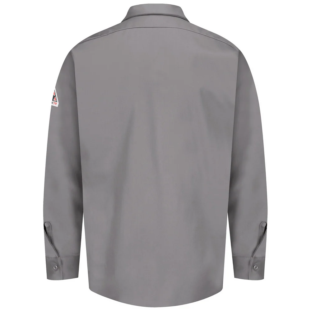 MIDWEIGHT EXCEL FR WORK SHIRT - SY-Silver Grey | Bulwark SEW2 - Image 2