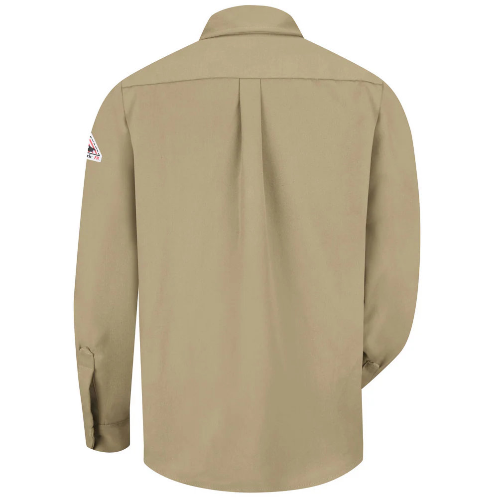 MIDWEIGHT FR DRESS UNIFORM SHIRT - KH-Khaki | Bulwark SMU2 - Image 2