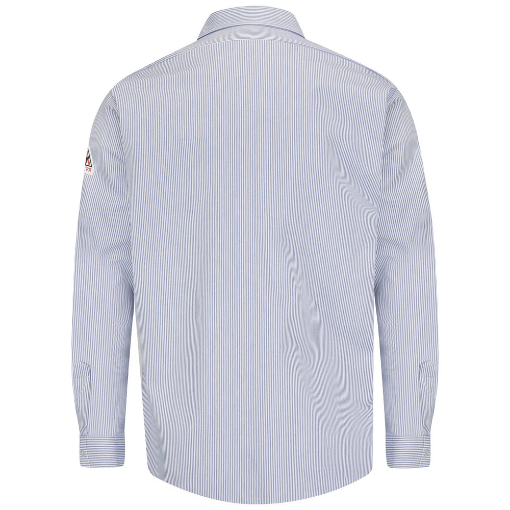 MIDWEIGHT FR STRIPED UNIFORM SHIRT - WB-White Blue Stripe | Bulwark SEU2 - Image 2
