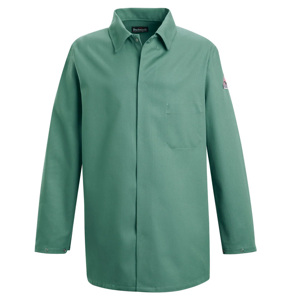 MIDWEIGHT FR WORK COAT - VG-Visual Green | Bulwark KEW2