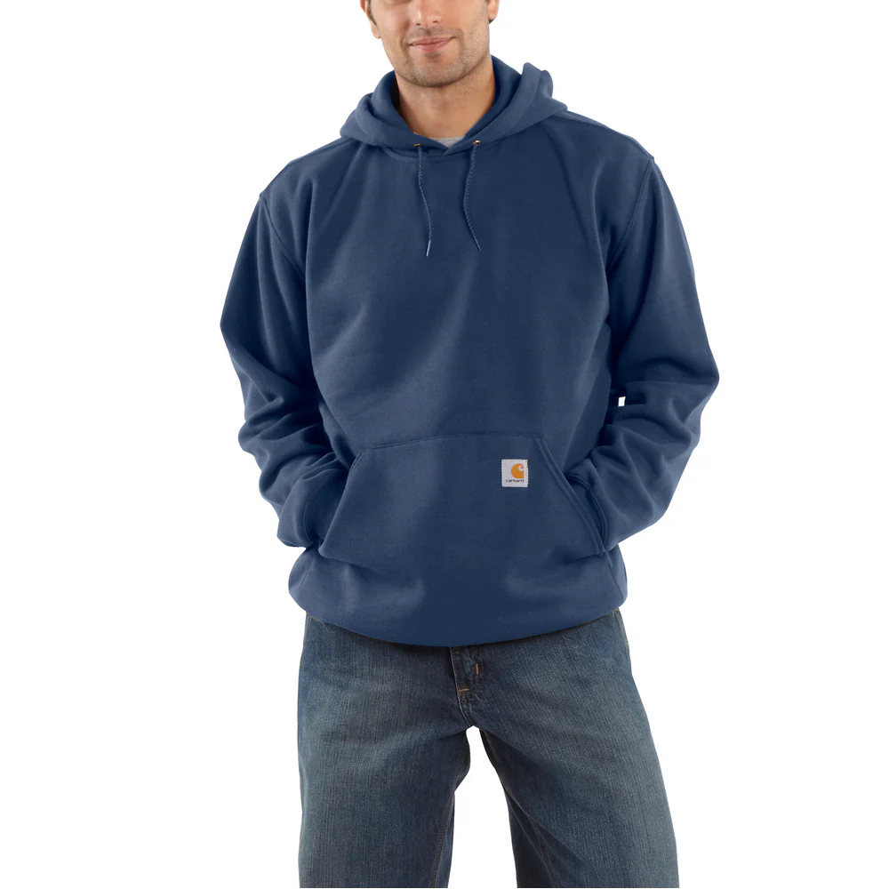 MIDWEIGHT HOODED SWEATSHIRT - 472-New Navy | Carhartt K121