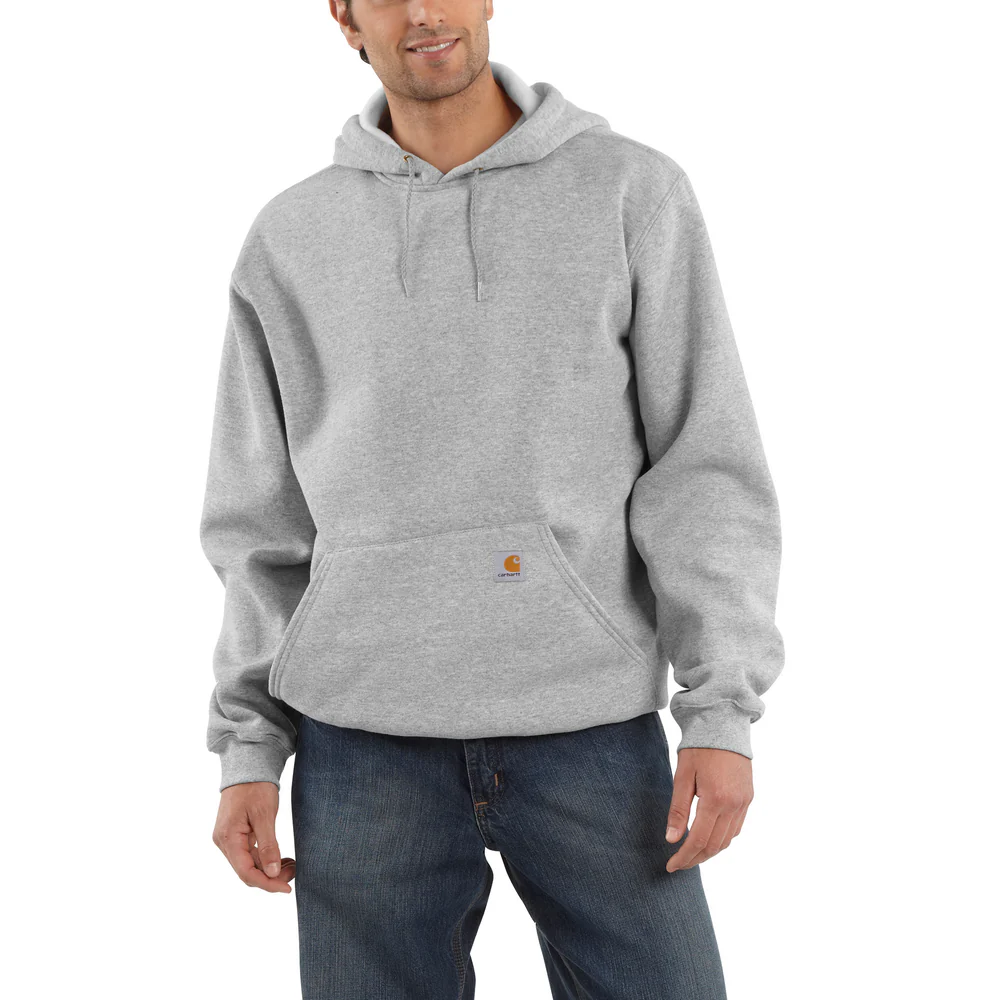 MIDWEIGHT HOODED SWEATSHIRT - HGY-Heather Gray | Carhartt K121