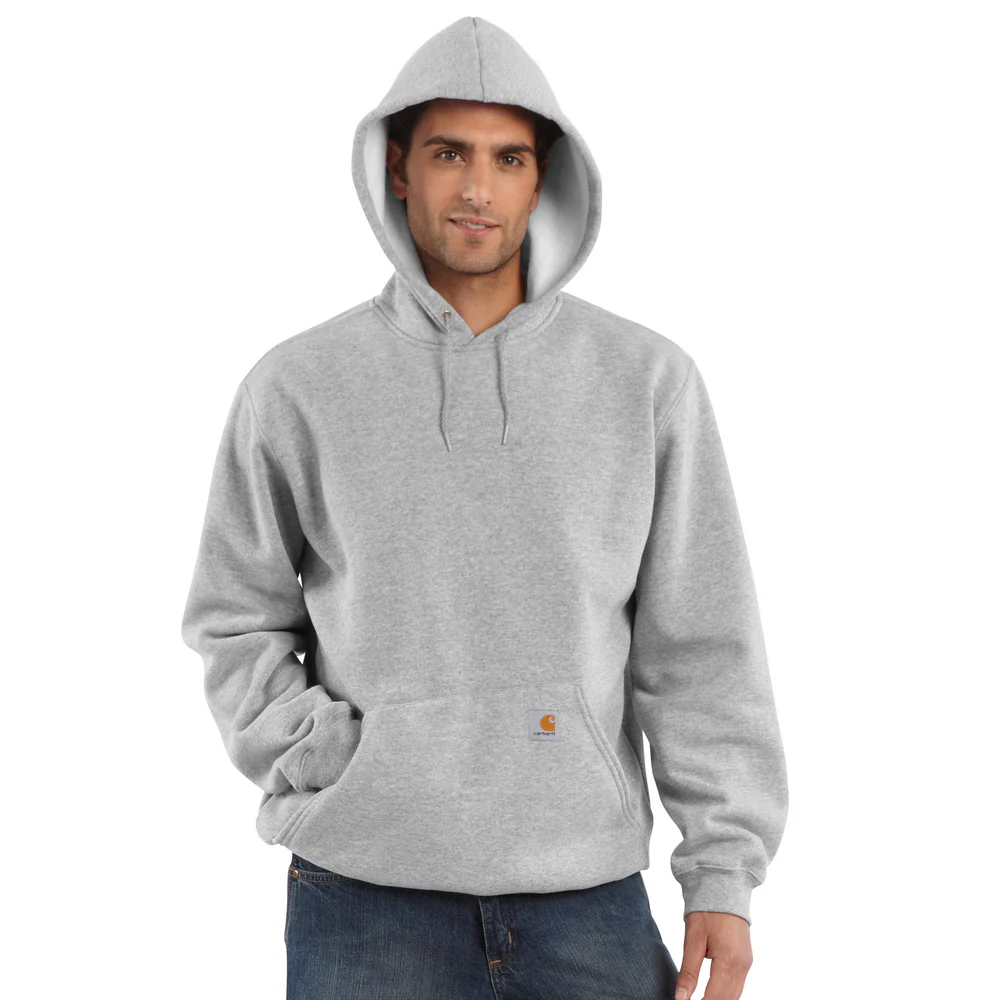 MIDWEIGHT HOODED SWEATSHIRT - HGY-Heather Gray | Carhartt K121 - Image 3