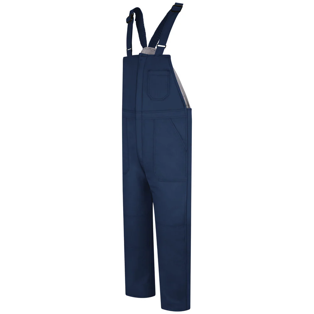 MIDWEIGHT INSULATED EXCEL FR BIB OVERALL - NV-Navy | Bulwark BLC8