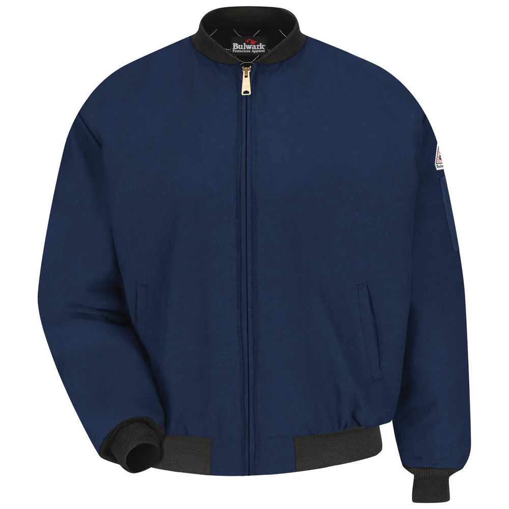 MIDWEIGHT NOMEX FR TEAM JACKET - NV-Navy | Bulwark JNT2