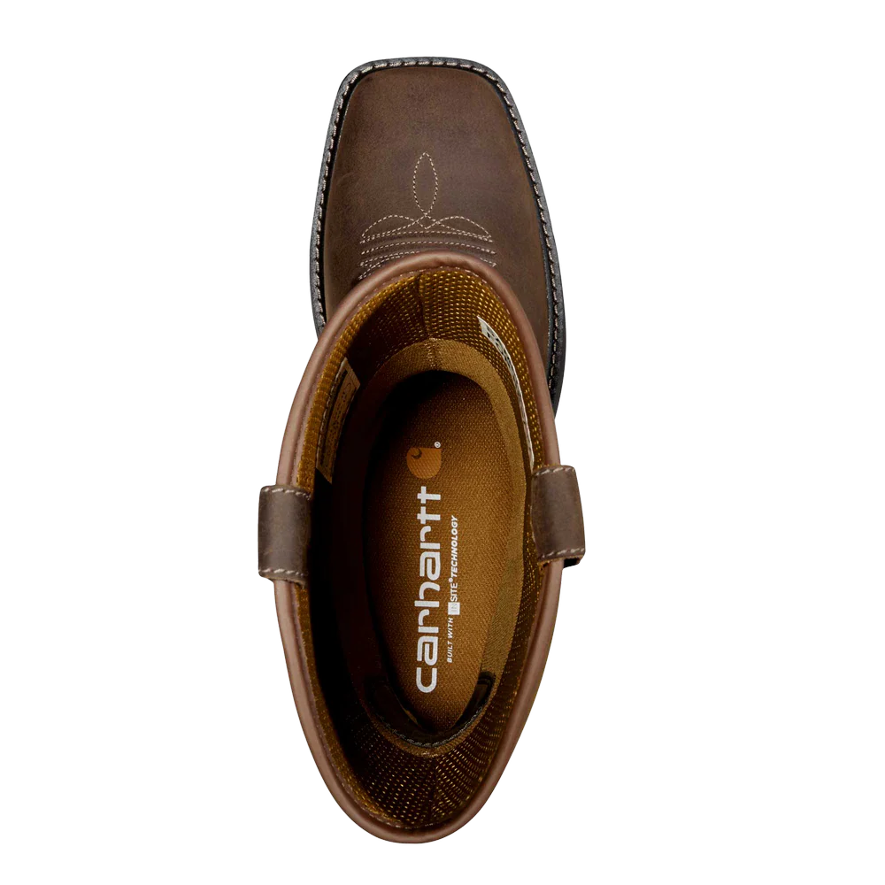 Montana 11" Waterproof Steel Square Toe Wellington - DBN-Dark Brown | Carhartt FQ1265-M - Image 8