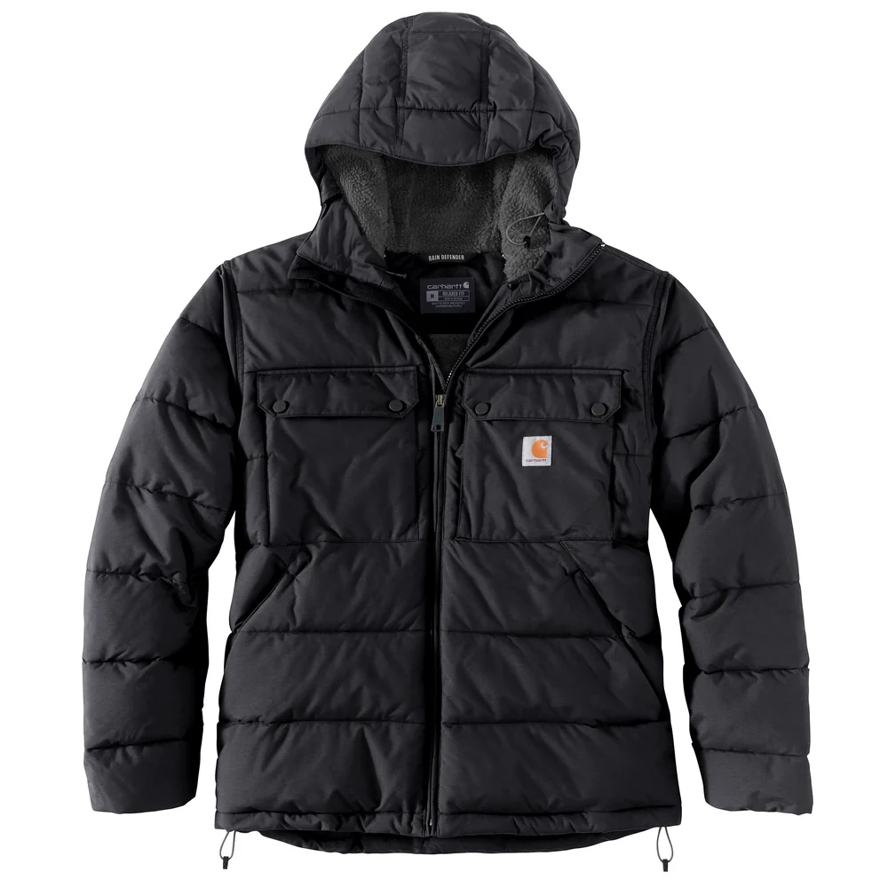 Montana Loose Fit Insulated Jacket - N04-Black | Carhartt 105474