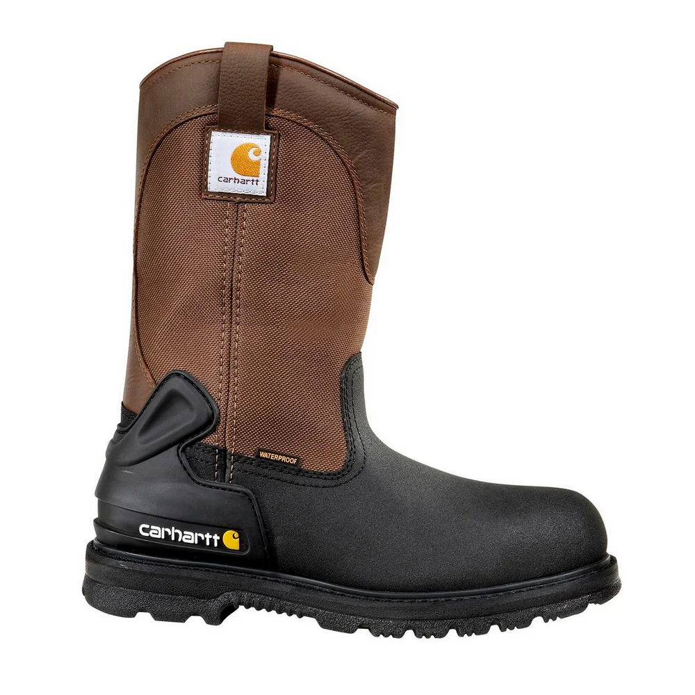 MUD WELLINGTON 11-INCH SOFT TOE - BRNBLK-Brown And Black Lthr | Carhartt CMP1259