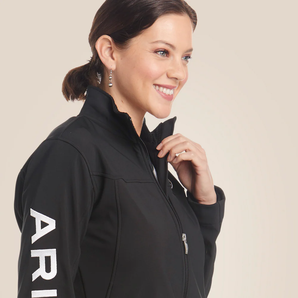 New Team Softshell Jacket - 001-Black | Ariat 10019206 - Image 4