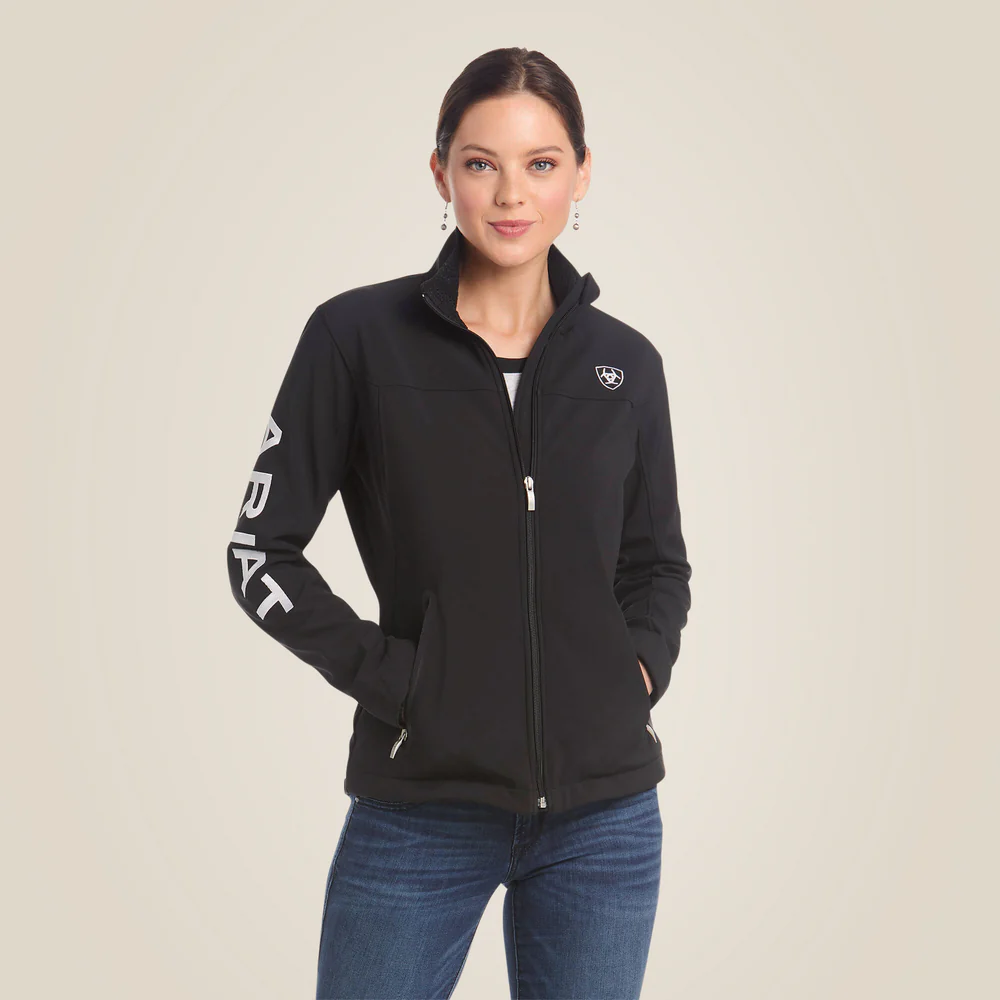 New Team Softshell Jacket - 001-Black | Ariat 10019206 - Image 5