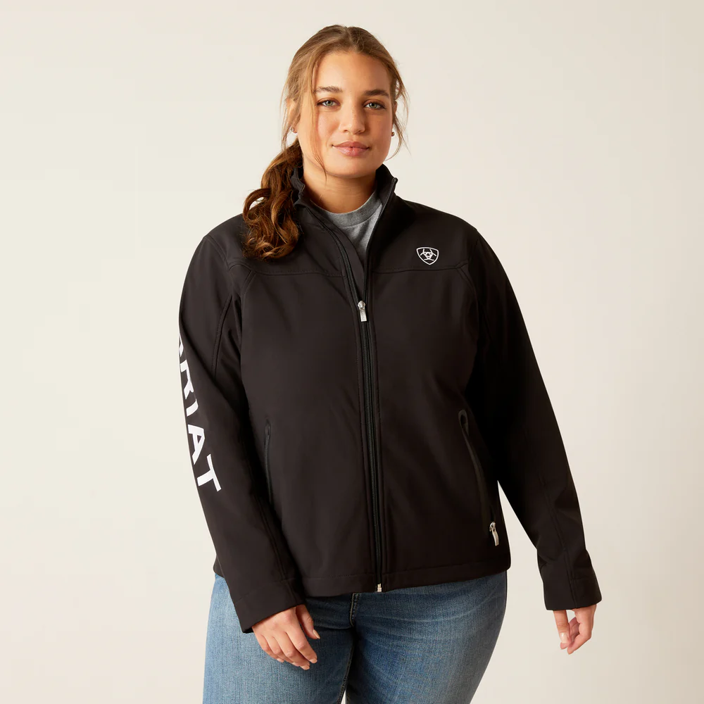 New Team Softshell Jacket - 001-Black | Ariat 10019206 - Image 6