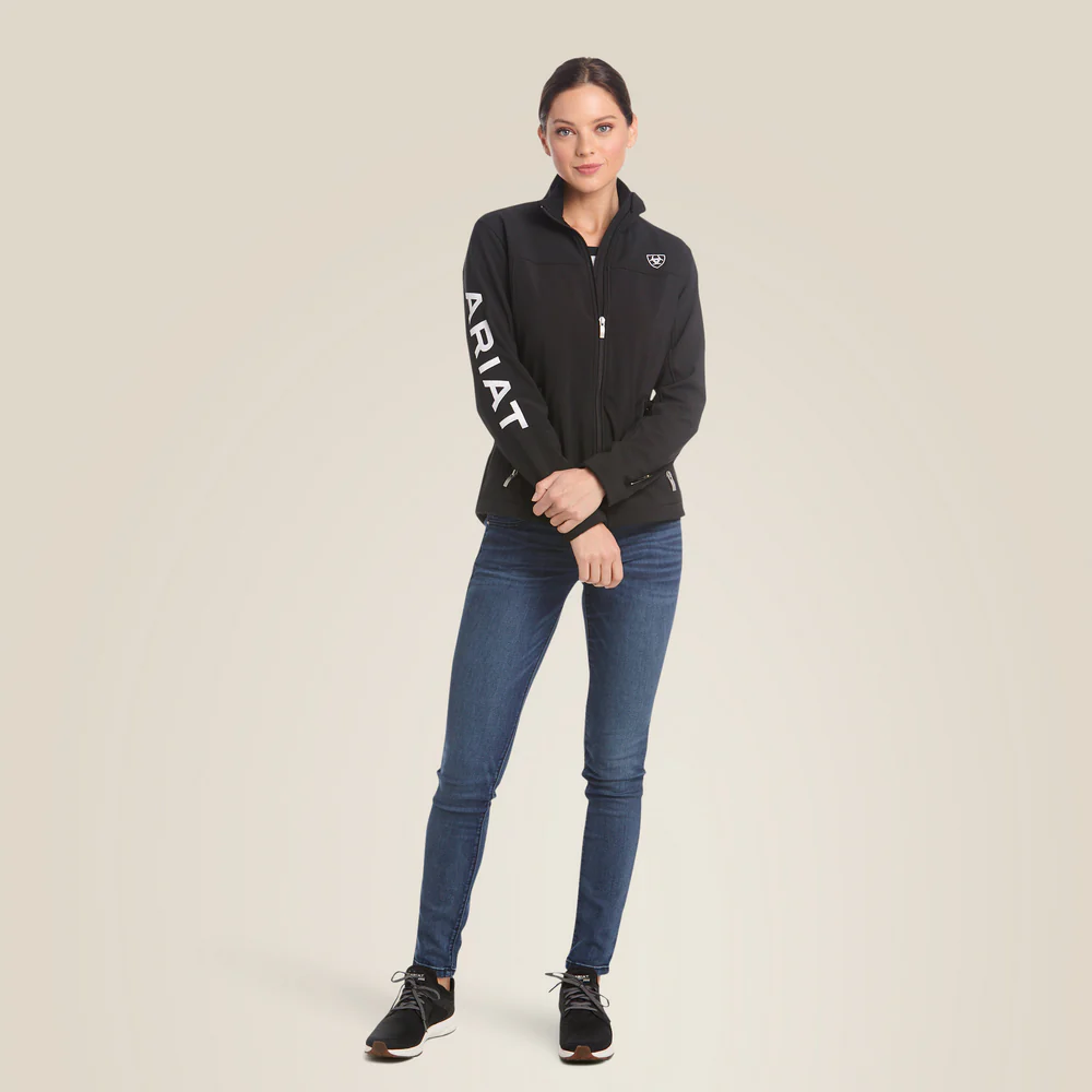 New Team Softshell Jacket - 001-Black | Ariat 10019206 - Image 7