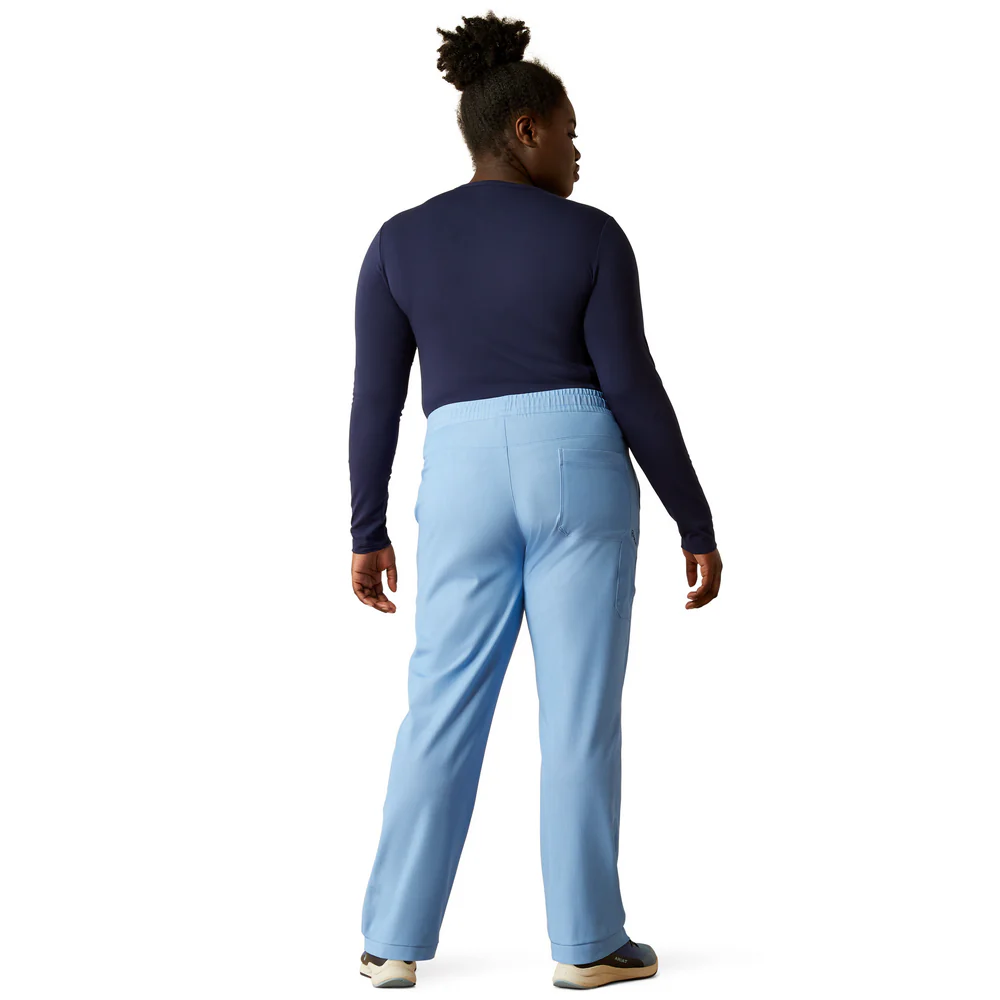 Nightingale Utility Stretch Scrub Pant - 400-Light Blue Heather | Ariat 10039951 - Image 2