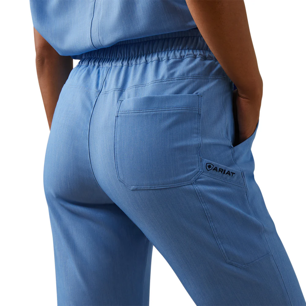 Nightingale Utility Stretch Scrub Pant - 400-Light Blue Heather | Ariat 10039951 - Image 5