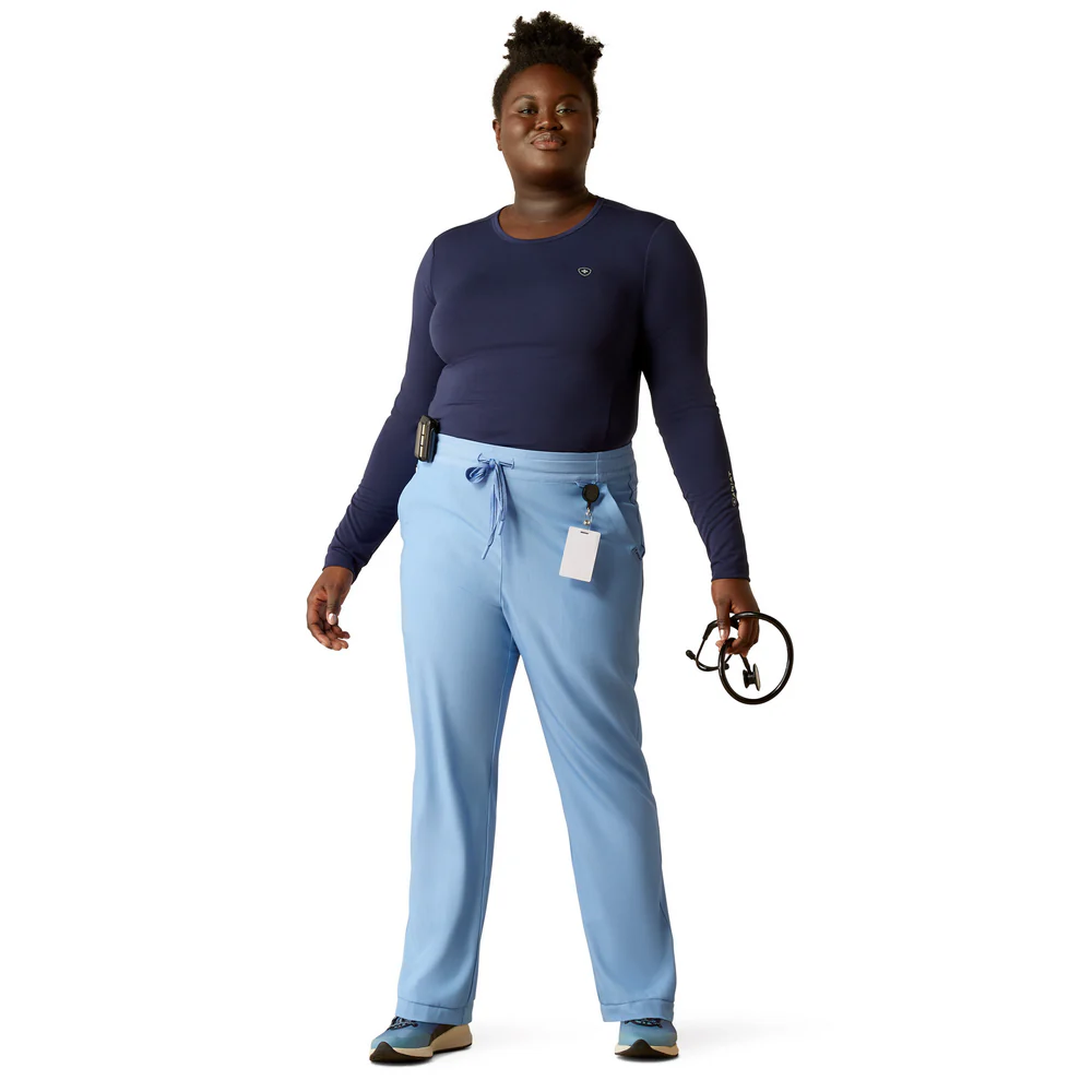 Nightingale Utility Stretch Scrub Pant - 400-Light Blue Heather | Ariat 10039951 - Image 9