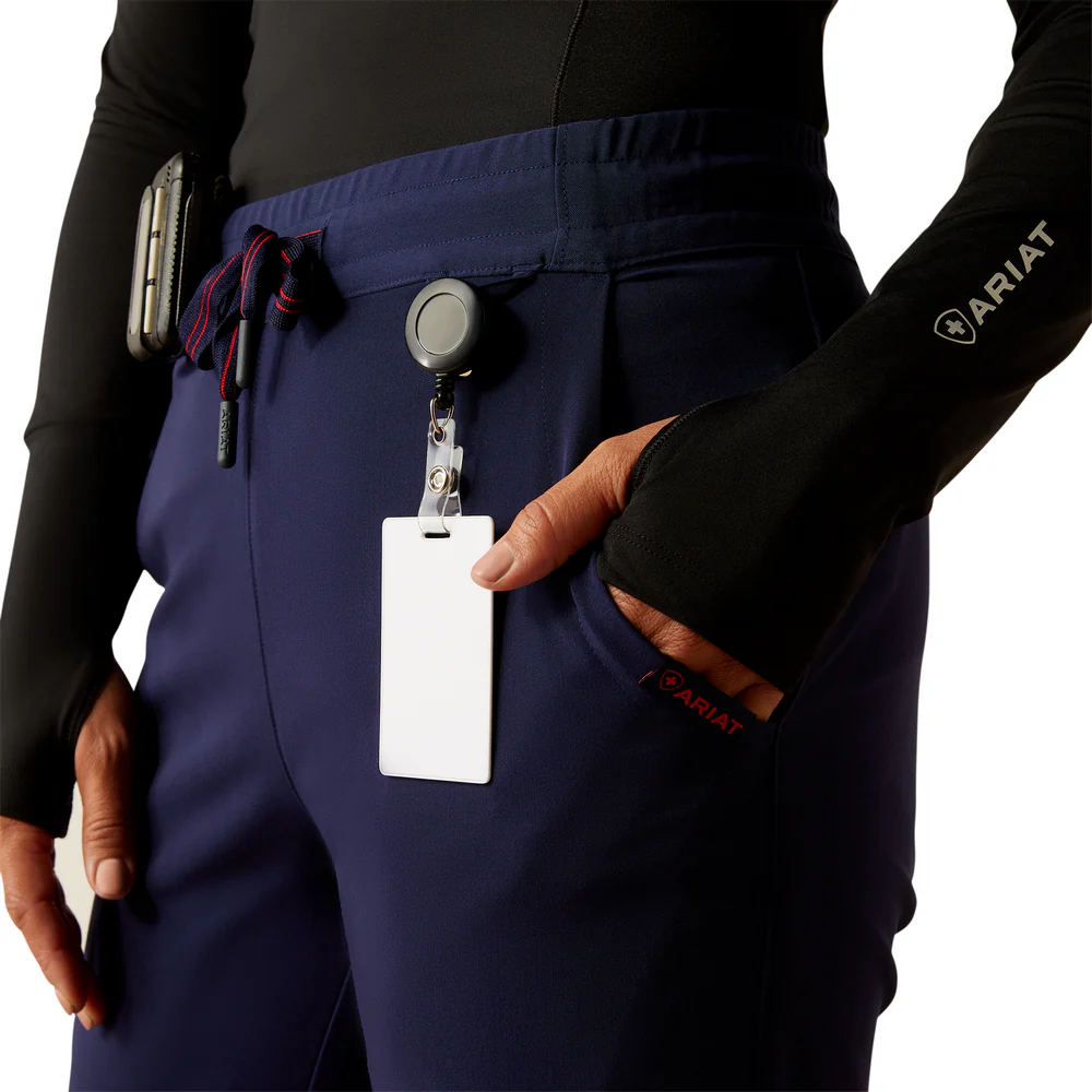 Nightingale Utility Stretch Scrub Pant - 410-Navy | Ariat 10039948 - Image 2