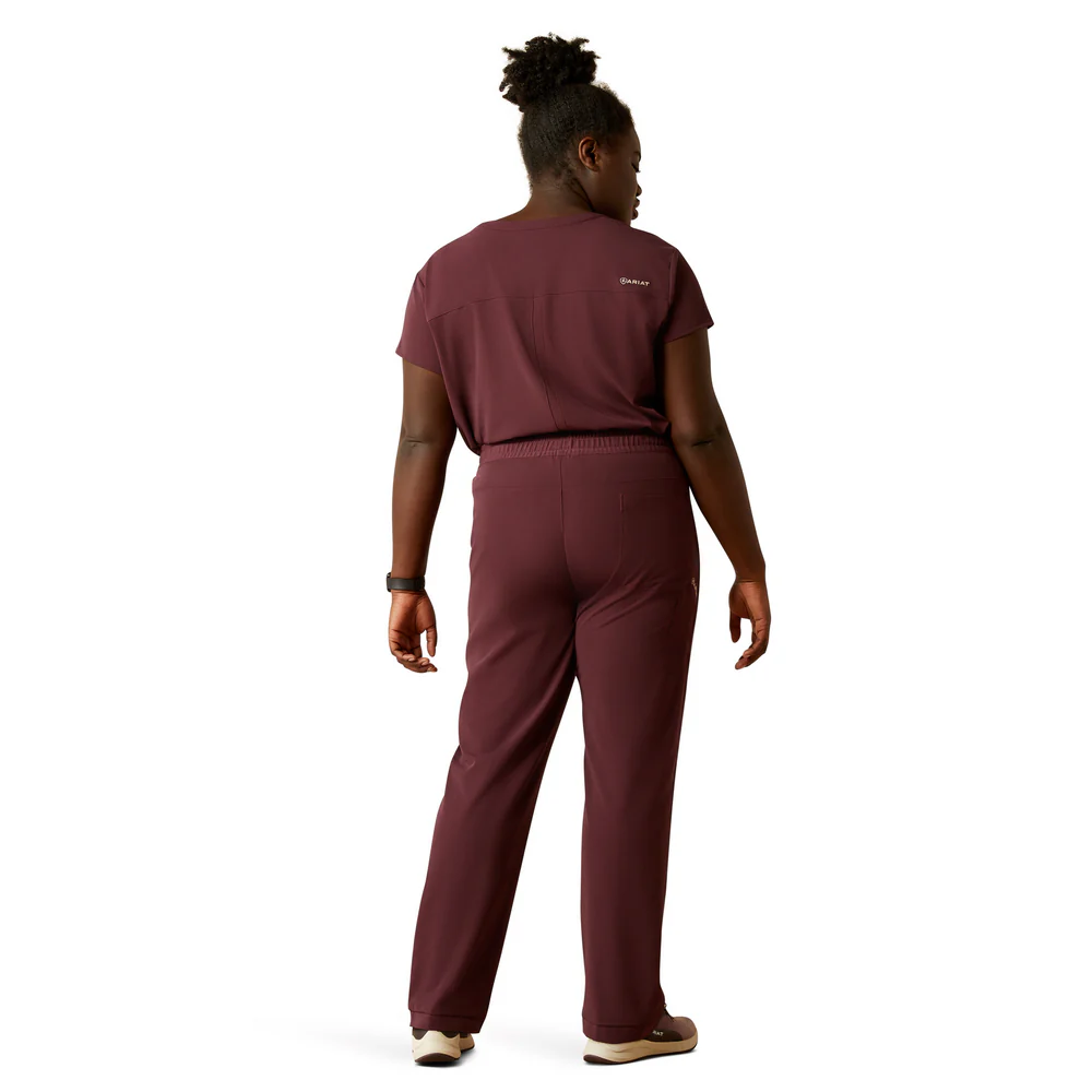 Nightingale Utility Stretch Scrub Pant - 600-Winetasting | Ariat 10039952 - Image 2
