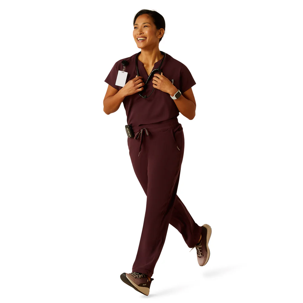 Nightingale Utility Stretch Scrub Pant - 600-Winetasting | Ariat 10039952 - Image 8