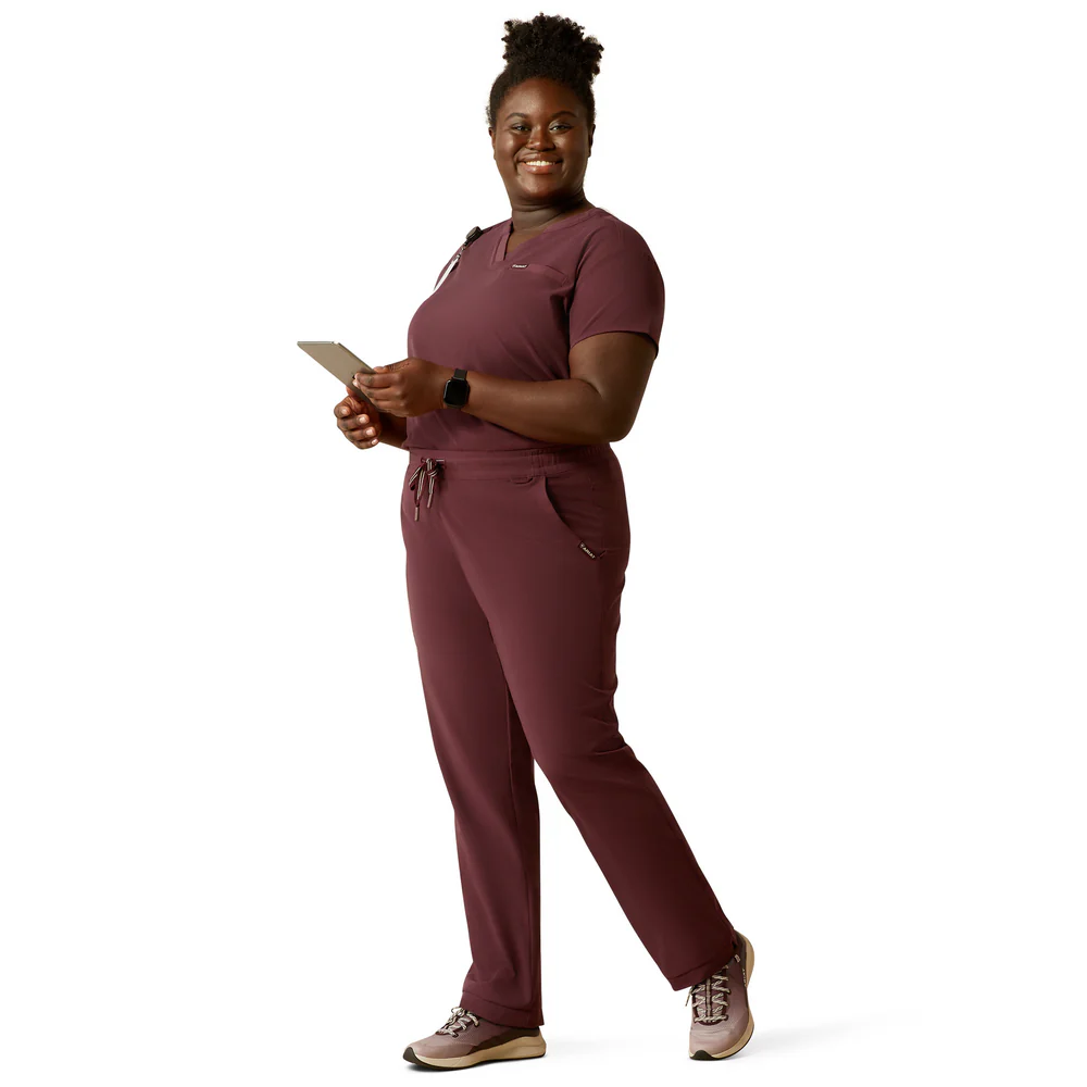 Nightingale Utility Stretch Scrub Pant - 600-Winetasting | Ariat 10039952 - Image 9