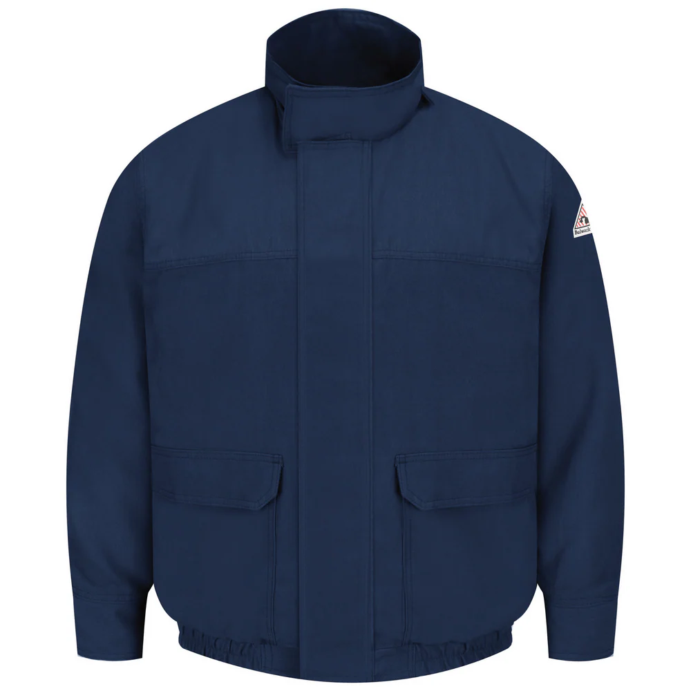 NOMEX FR WATER REPELLENT LINED BOMBER - NV-Navy | Bulwark JNJ8