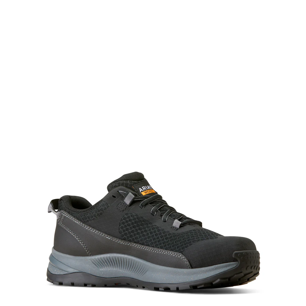 Outpace Shift Composite Toe Work Shoe - 001-Black | Ariat 10047026 - Image 3