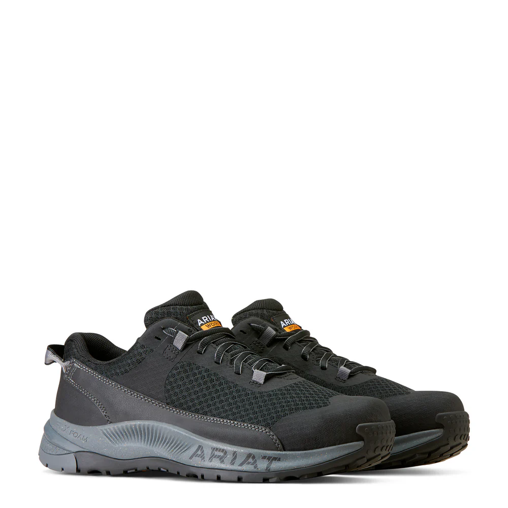 Outpace Shift Composite Toe Work Shoe - 001-Black | Ariat 10047026 - Image 4